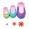 Kawendite Crafts Punch Set 5/8-Inch Leaf Paper Punches 1 Inch