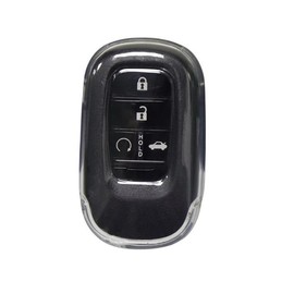 [ZANEKO] N-BOX Custom JF5 JF6 Key Case Compatible Honda N-BOX JF5 JF6 New Step Wagon Key Cover Vezel Civic ZR-V Smart Key (Clear)