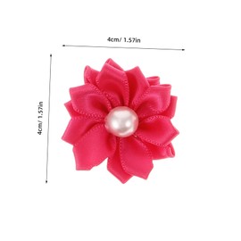 BESPORTBLE Fashionable Pet Hair Tie Set 20pcs Dog Hair Flower Pet Hairpin Pet Hair Tie Pet Hair Rope Pet Hair Holder Dog Hair Rope Flower Pet Hair Tie