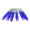 6Pcs Lighted Arrow Nocks High Visibility High Light Transmittance Waterproof
