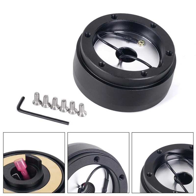ANNX 14“ Steering Wheel+Quick Release+Hub Adapter 186H For Volkswagen VW