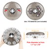 HONWELL Patio Umbrella Light, 3xD Battery Operated Umbrella Pole Light
