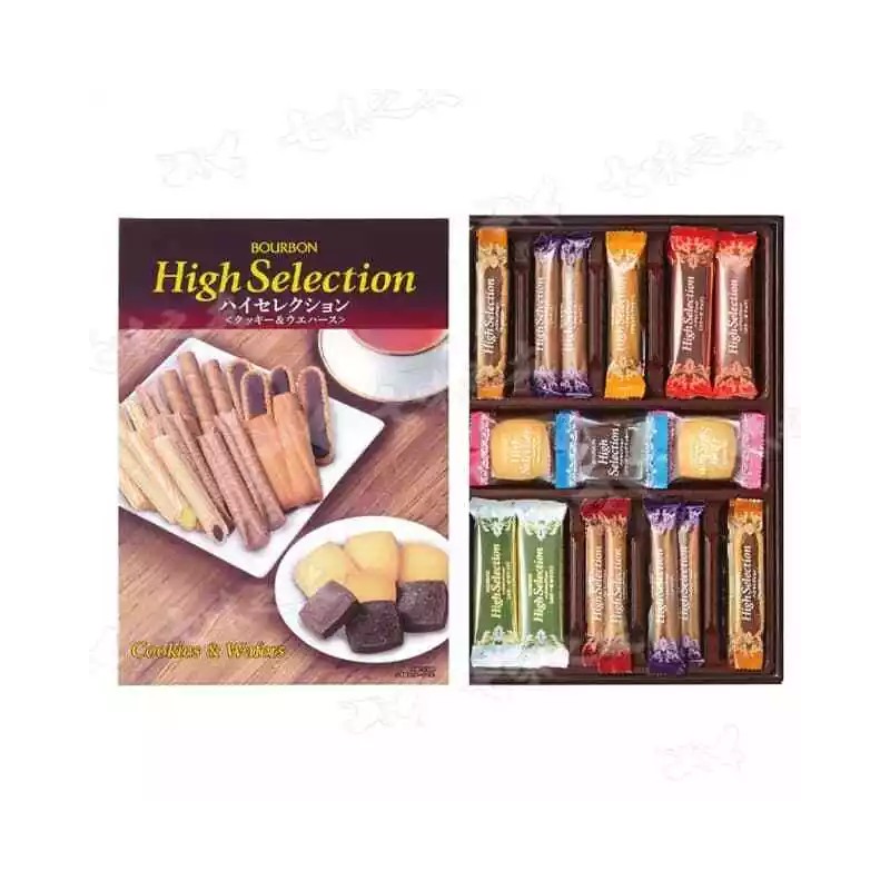 Bourbon High Selection Assorted Cookies & Wafers 278g/(33pc)綜合蛋