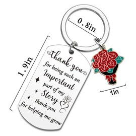XzmaaoX Best Employee Coworker Staff Appreciation Gifts Keychain for Women Unique Thank You Work Anniversary Present Birthday Thanksgiving Gift for coworkers female Small Gifts for Staff Appreciation