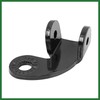 Motoforti Bicycle Trailer Coupler Attachment Trailer Hitch Silver Tone Black