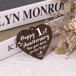 Boiveco 1 Year Anniversary Picture Frame Gifts for Men Women, 1st Anniversary Frame Gifts for Her Him Boyfriend Girlfriend, Anniversary Wedding Gifts for Wife Husband Couples Gifts