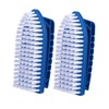 IWOWHERO 2pcs Heavy Duty Scrub Brush with Comfort Grip Handheld