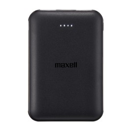 Maxell MPC-CE5000BK USB Type-C Mobile Charger, 5,000 mAh, Simultaneous Charging, USB Tyoe-C, Pass-Through Simultaneous Charging, Auto Power Off
