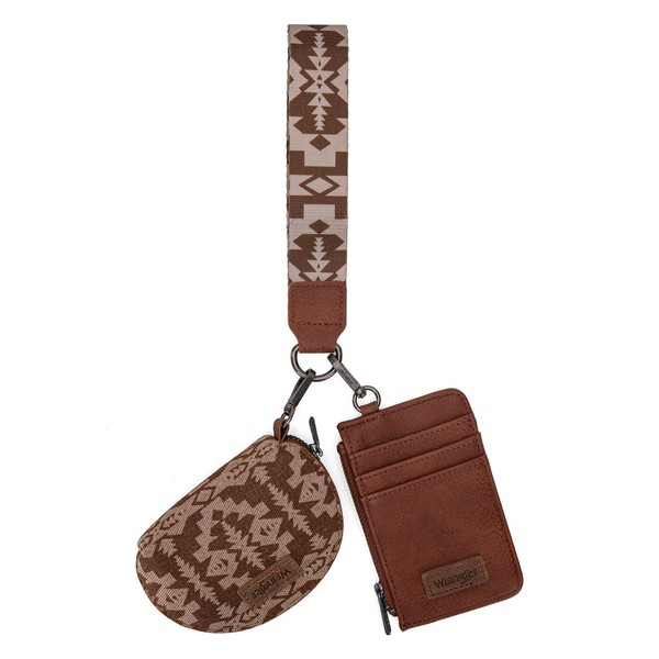 Montana West Wrangler Aztec Keychain Wristlet Wallets for Women Western