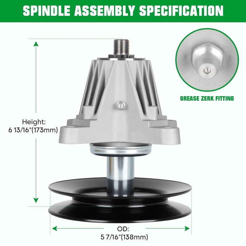 Youxmoto 918-06978 Deck Spindle Assembly 618-06978 Fit for 54" MTD/Cub