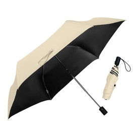 Folding Parasol, Fully Blackout, Lightweight, Compact, Large, 100% Light Blocking, Auto Open and Close, Folding Umbrella, UV Protection Goods, navy