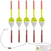 THKFISH Fishing Floats and Bobbers Balsa Wood Floats Spring Bobbers