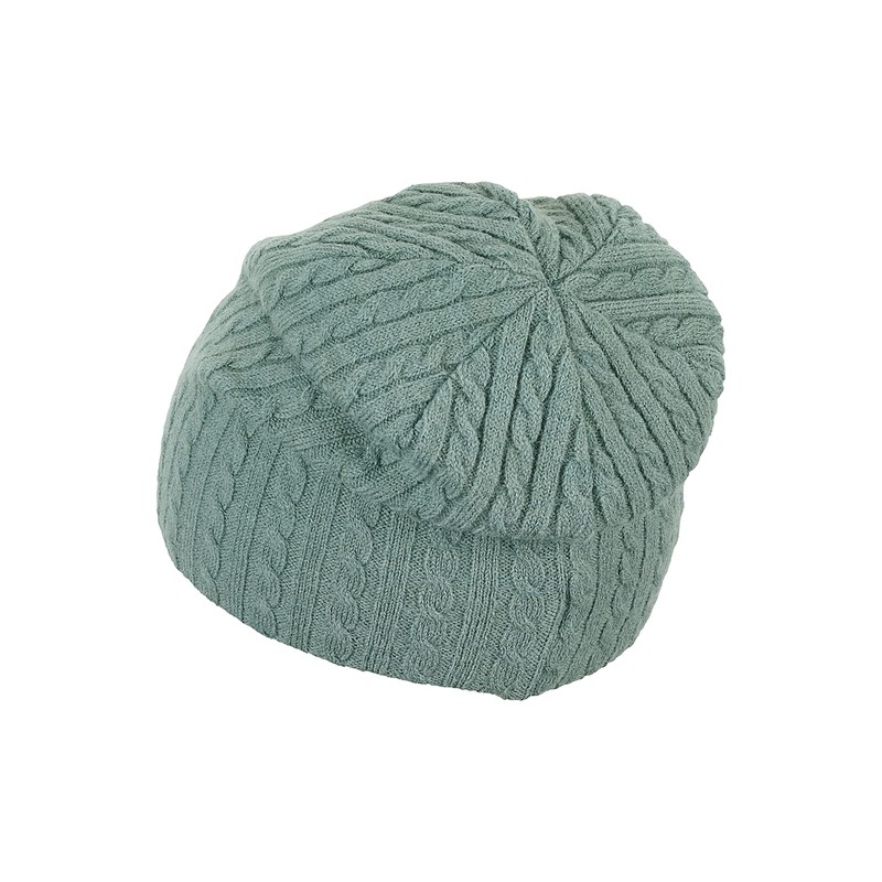 Sterntaler Baby Girls Cable Knit Beanie Hat, Green