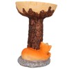 Cat Bird Bath Statue Durable Resin Bird Bath Bowl Exquisite
