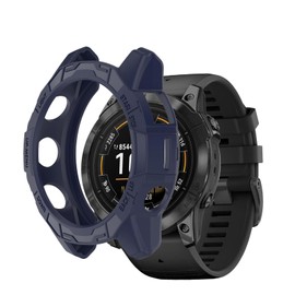 Case for Garmin epix Pro Gen 2 51MM/fenix 7X PRO/fenix 7X，[Without Screen Protector]Protector Protective Case Cover TPU Bumper Slim Shell ，Blue