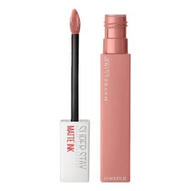 Maybelline SuperStay Matte Ink Labial Líquido, Larga Duración 16 Horas, Alta Pigmentación Sin Transferencia, Aplicador de Precisión en Flecha, Tono 60 Poet, 5 ml