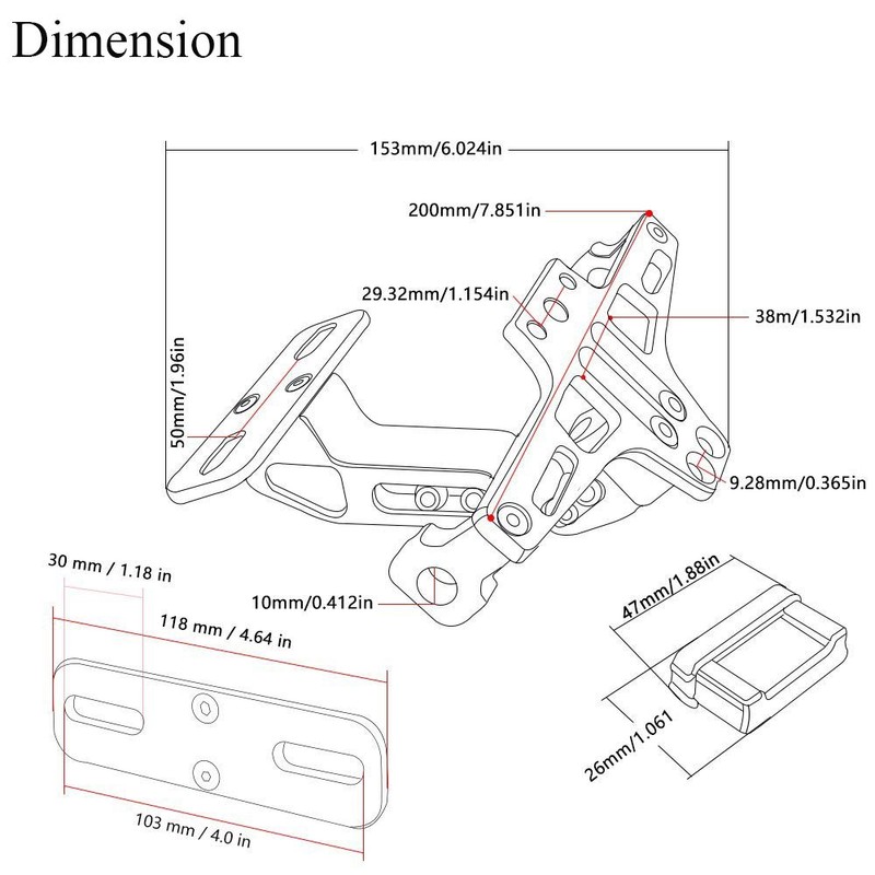 Universal Tail Tidy, Gold