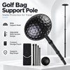 Golf Bag Support Rod for Travel and Storage – 4-Section