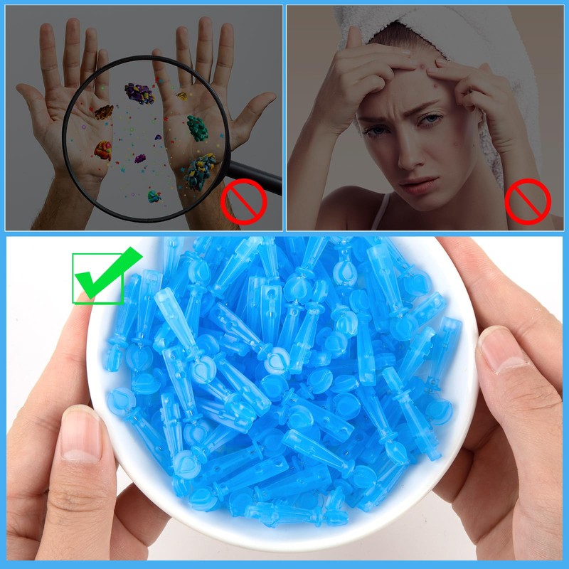 Sterile Needles for Pimples, 100Pcs Disposable Acne Lancet Effective Blemish