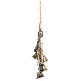Small snail Witch Bells Garden Wind Chimes Metal Door Protector Handmade Blessing Bell Hanging Ornaments for Porch Garden Window Crafts