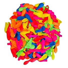King&Pig 200pcs Assorted Colors Water Balloons Latex Small Balloons,Party Balloons,Birthday Balloons,Shooting Target Darting Target Slingshot Target Balloons Target Water Fight Balloons