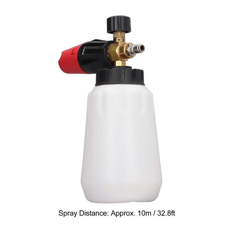 Pressure Washer Foam Cannon Wide Neck Adjustable Nozzle Foam Gun