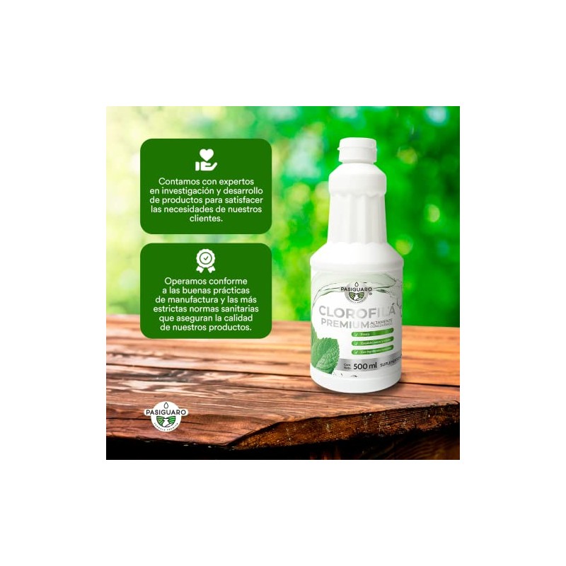 CLOROFILA FRESCA PREMIUM - Suplemento alimenticio con Clorofila.2 frascos con