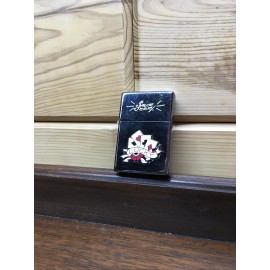 Sailor Jerry New Sailor Jerry LUCKY Midnight Chrome 2007 Limited Edition Flip Lighter