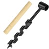 2 Pieces Woodworking Hand Drill, Manual Wrench Manual Auger Drill