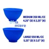LA MIERE Dark Blue Dental Mixing Bowl, Mixing Plasters- Medium