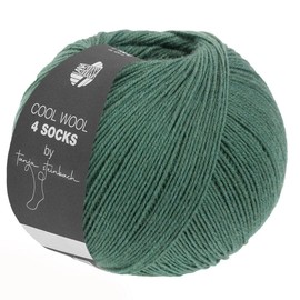 LANA GROSSA Cool Wool 4 Socks, Merino Sock Yarn Made from Multiple Twisted Single Threads, Hand Knitting Yarn Made of 75% Virgin Wool (Extra Fine Merino), 100 g Wool for Knitting and Crocheting, 420 m