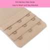 Alamic Bra Extenders 3 Hooks Elastic Stretchy Bra Extension Bra