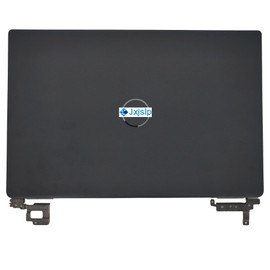 Jxjslp Replacement LCD Back Cover Rear Top Lid with Hinges for Dell Latitude 15 3520 E3520 Series Laptop,New Dell Latitude 3520 Back Cover and Hinge P/N: 17XCF 017XCF Black