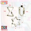 Hanukkah Cookie Cutters - Stainless Steel Chanukah Cookie Cutters -