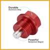 Partuto 2 Set M18x1.5 Oil Drain Plug Aluminum Alloy with