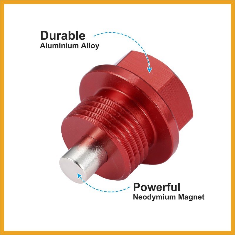 Partuto 2 Set M18x1.5 Oil Drain Plug Aluminum Alloy with