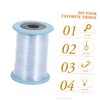 DOITOOL 1 Roll Clear Jewelry String for DIY Bracelet Making