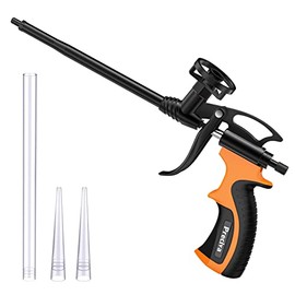 Spray Foam Gun, Preciva Pu Expanding Foaming Gun Upgrade Caulking Gun Professional Insulation Suitable for Caulking, Filling, Sealing, Home and Office