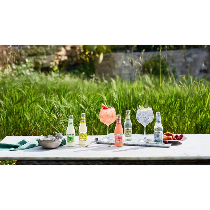 Fever-Tree Sparkling Cucumber – Premium Low Calorie Mixer for Cocktails
