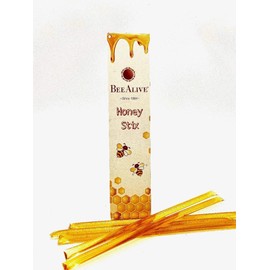 BeeAlive Honey Stix with Pure Star Thistle Honey - 12 Individiual Sticks