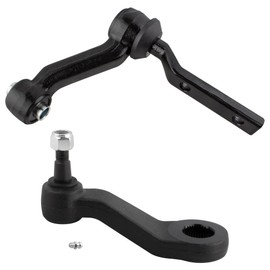 MYSMOT K8688 K8283 Front Steering Pitman Arm & Idler Arm for Ford Crown Victoria Lincoln Town Car 1995-2002 Mercury Grand Marquis 1995 1996 1997 1998 1999 2000 2001 2002 2003, Pack of 2
