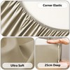 AR Ware Fitted Bed Sheet Microfibre 25cm Depth Super Soft