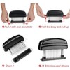Happy Fox Meat Tenderizer Needle, 48 Pin Stainless Steel Sharp