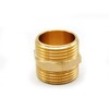 DOJA Barcelona Double Nipple Brass Connector Male Thread 3/8 Inch
