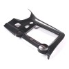 car-king888 Matte Black Center Console Navigation Frame Trim Cover For