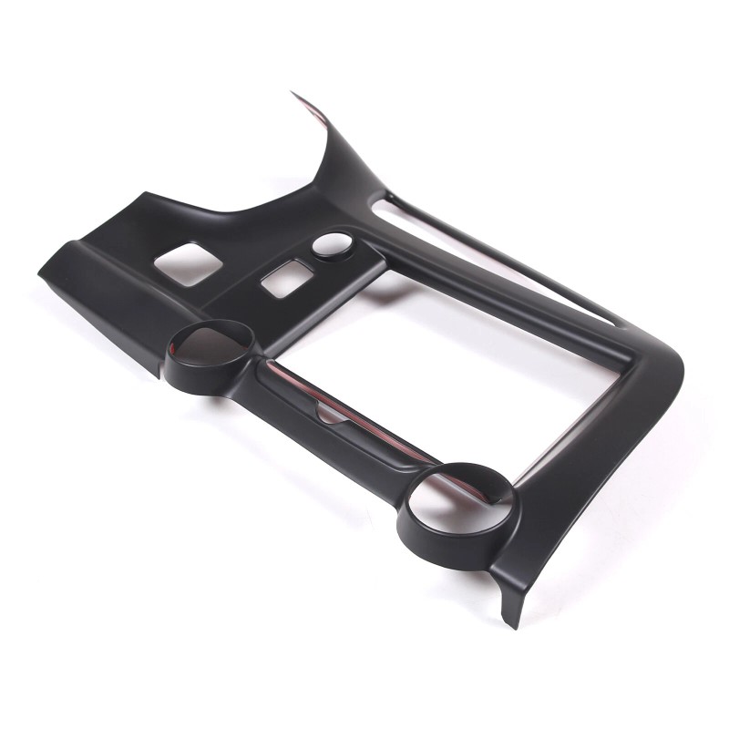 car-king888 Matte Black Center Console Navigation Frame Trim Cover For