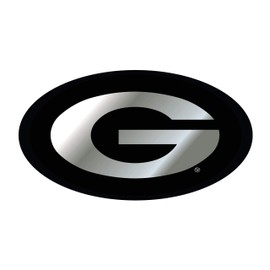 UGA GEORGIA BULLDOGS Black Mirrored Hitch Receiver Cover