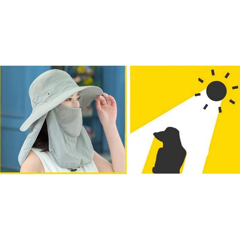 Gergeous Women’s Outdoor Hat/Cap, UV/Sunburn Protection, For Farm Work/Garden Work,