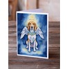 Caroline's Treasures English Foxhound My Angel Greeting Cards Pack of
