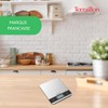 TERRAILLON - SLIM STEEL - Electronic Kitchen Scale, Large LCD